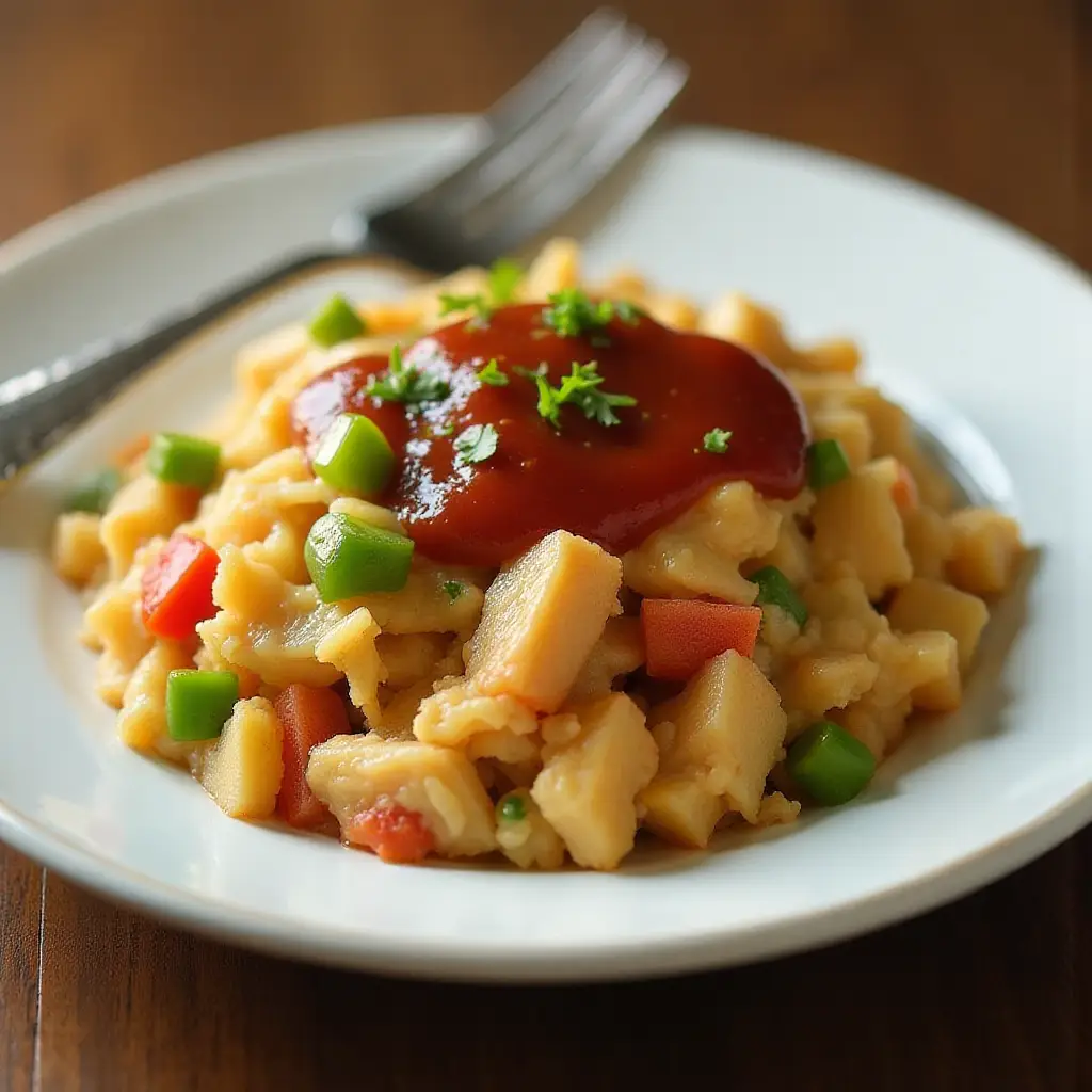 Creamy Chicken Hash