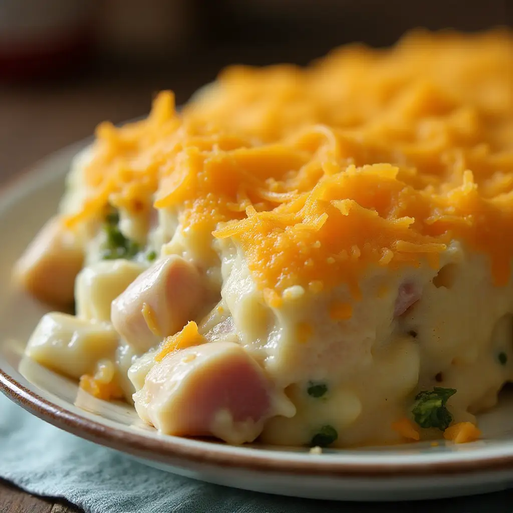 After the Holidays Chicken Cordon Bleu Casserole