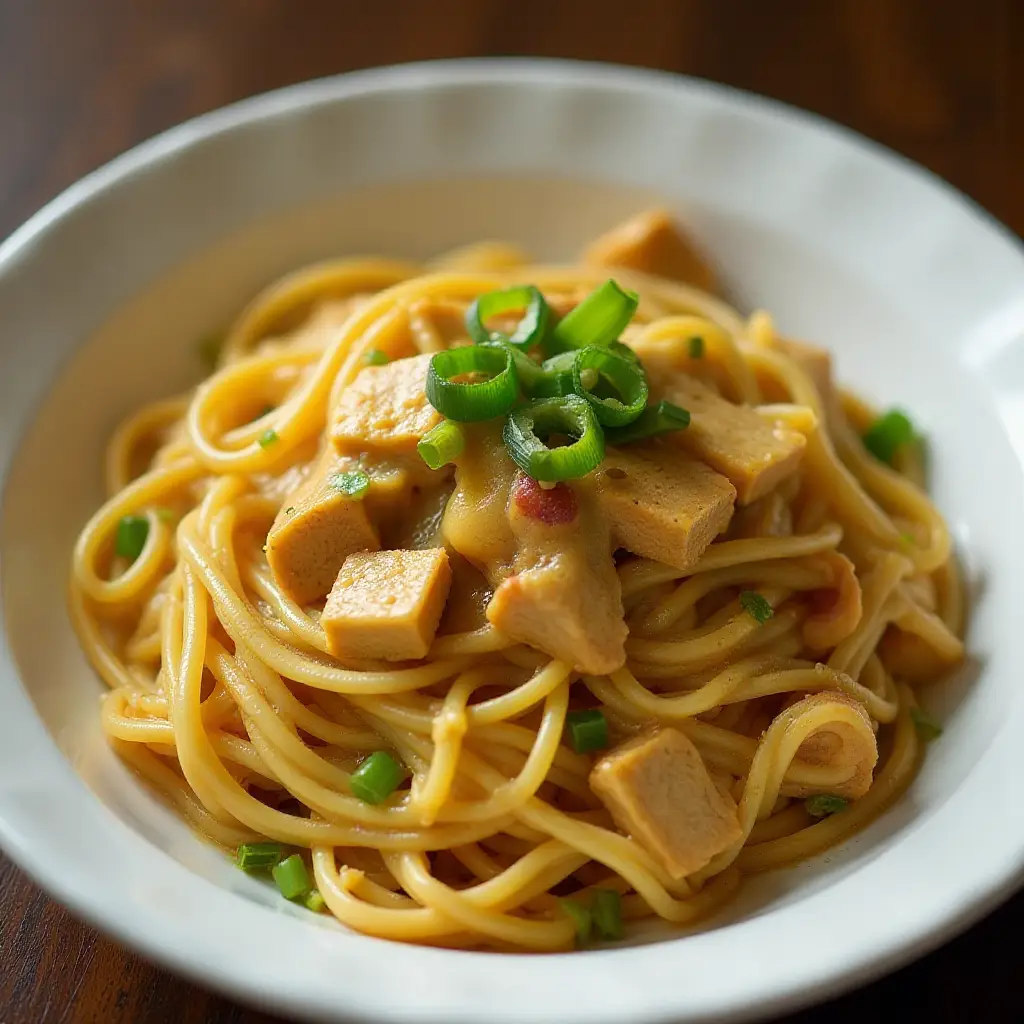 Honey Mustard Spaghetti