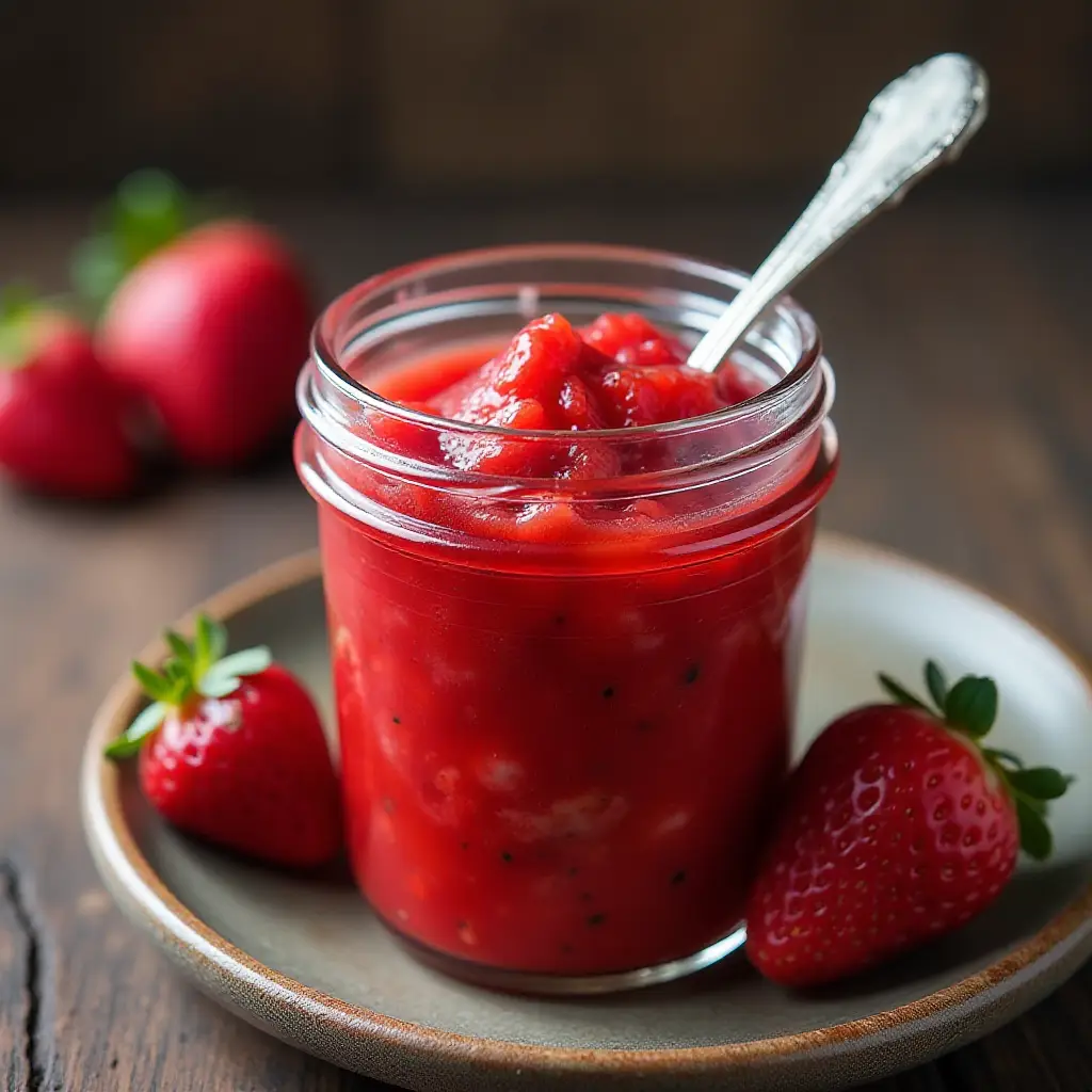 Fresh Strawberry Chia Jam