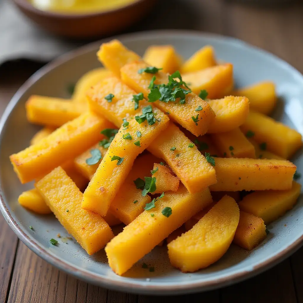 Air-Fried Cajun Polenta Fries