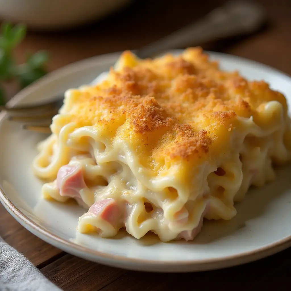 Ham and Noodle Casserole
