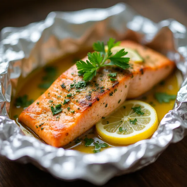 Baked Salmon in Foil