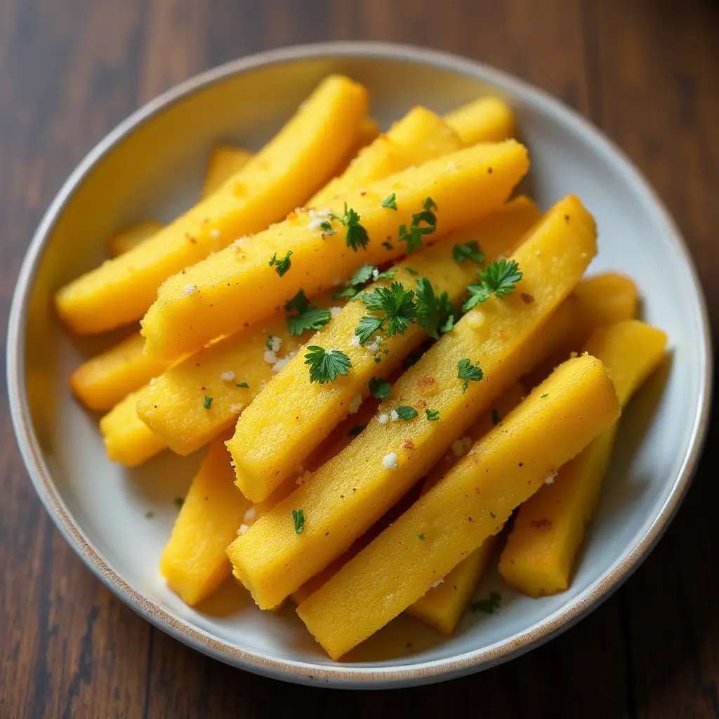 Air Fryer Truffle Polenta Fries