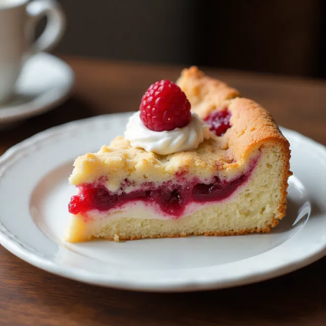 Raspberry Cream Cheese Coffee Cake