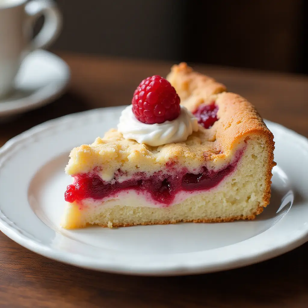 Raspberry Cream Cheese Coffee Cake