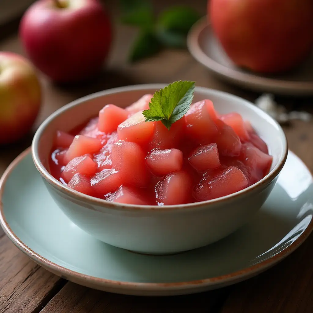 Rhubarb Applesauce