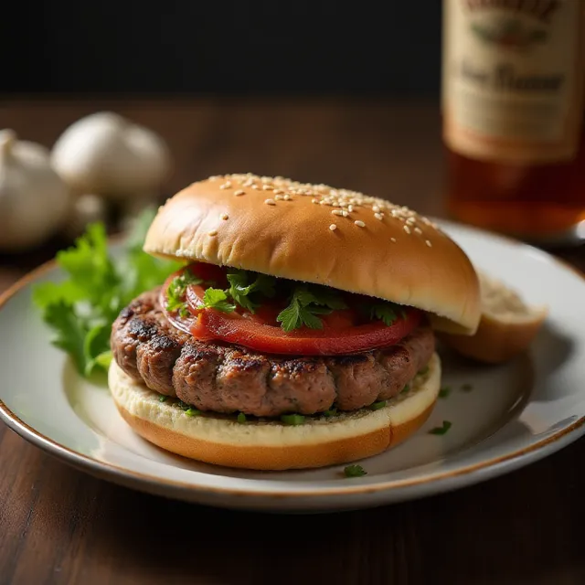 Garlic and Onion Burgers