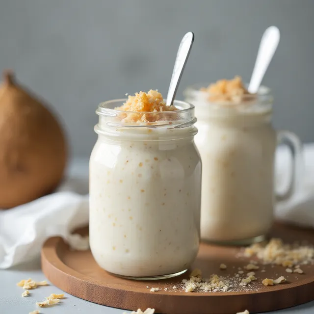 Coconut Overnight Oats with Protein Powder