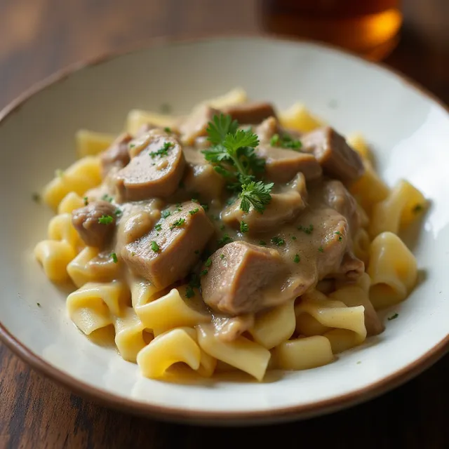 Best Home-Style Beef Stroganoff