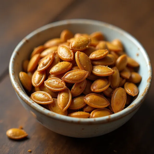 Cajun Spiced Roasted Pumpkin Seeds