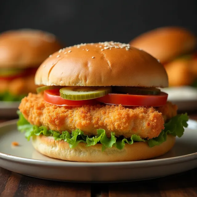 Crispy Buffalo Chicken Sandwiches