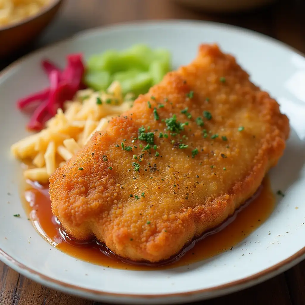 Air Fryer Chicken Katsu with Homemade Katsu Sauce