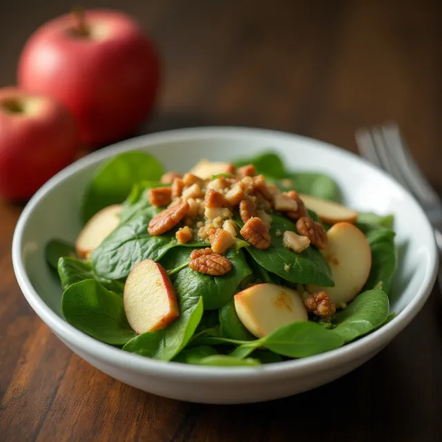 Apple Spinach Salad