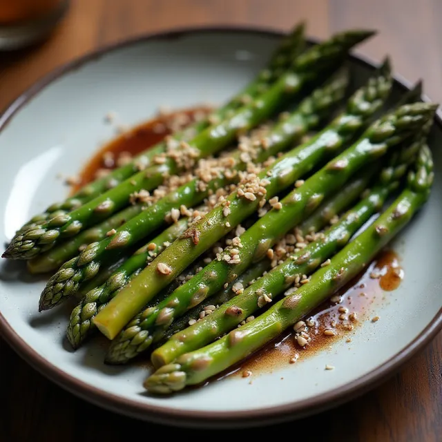 Grilled Soy-Sesame Asparagus