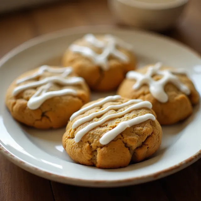 Iced Pumpkin Cookies