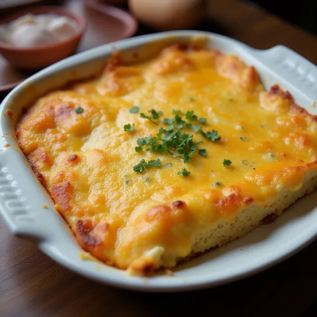 Cheesy Baked Eggs