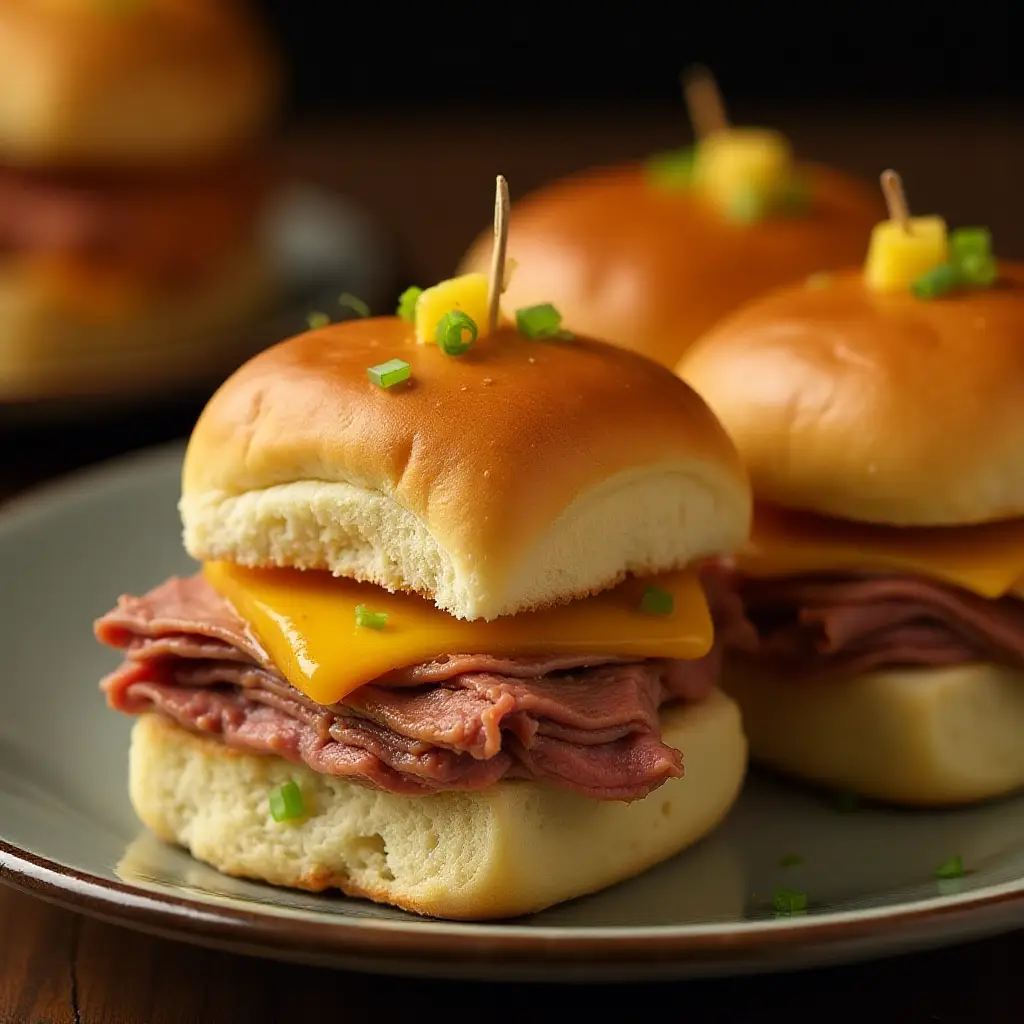 Hawaiian Roast Beef Sliders