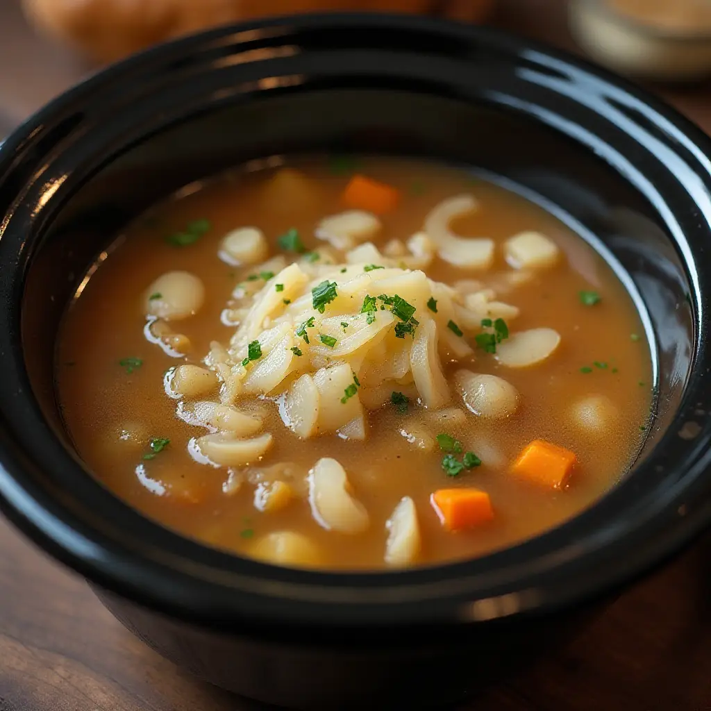 French Onion Soup (Slow Cooker)