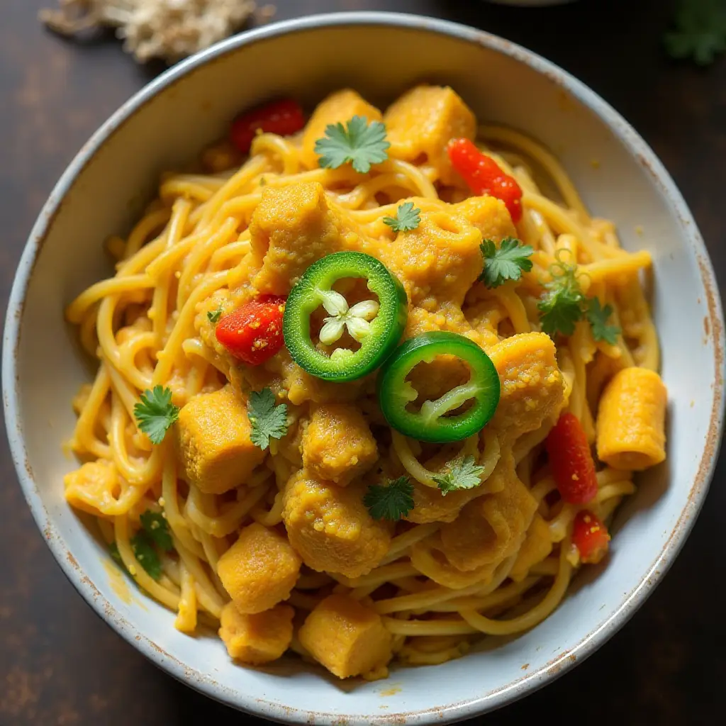 Curry Pasta - Pakistani Style