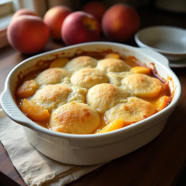 Southern Peach Cobbler
