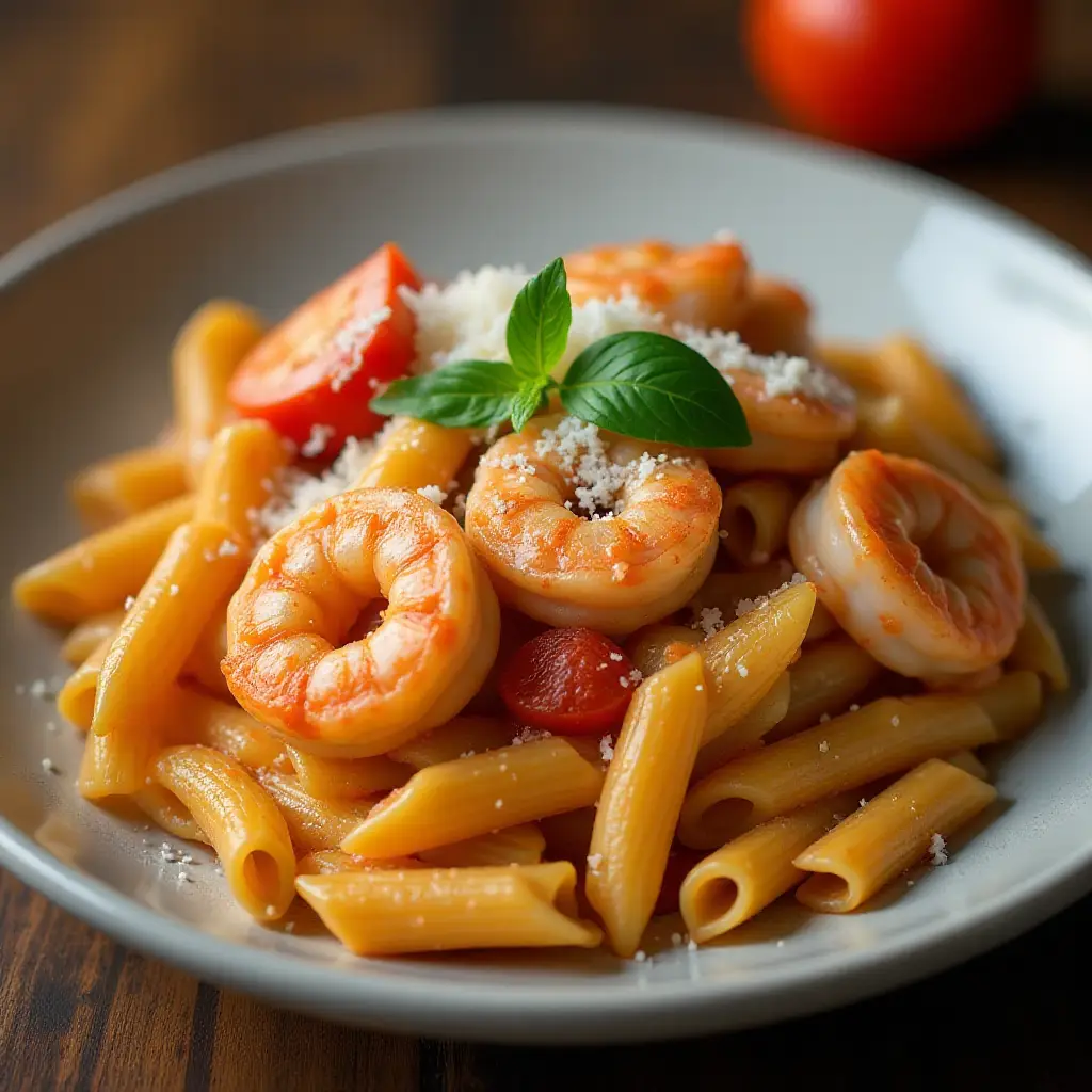 Penne with Shrimp