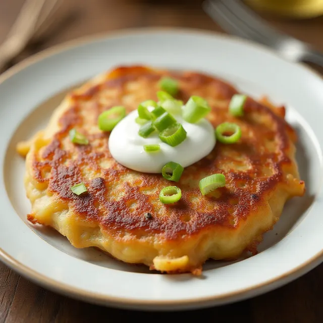 Air Fryer Potato-Apple Latkes