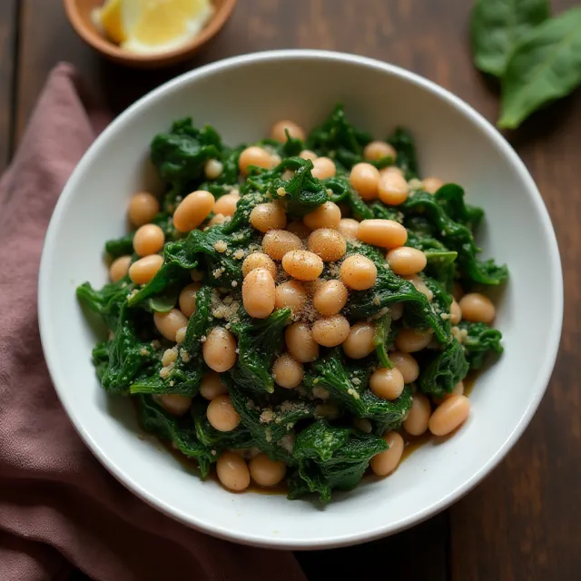 Espinacas con Garbanzos (Spinach with Garbanzo Beans)