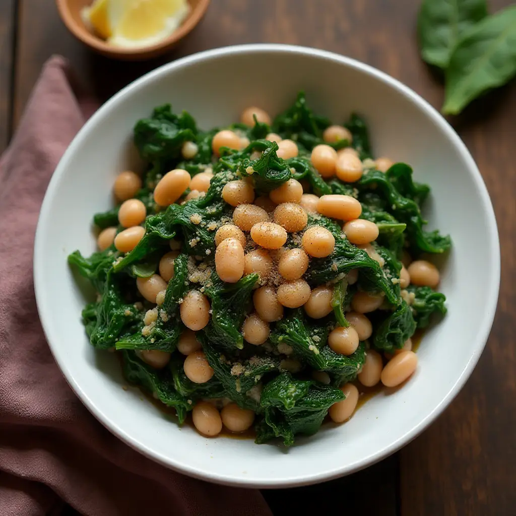 Espinacas con Garbanzos (Spinach with Garbanzo Beans)