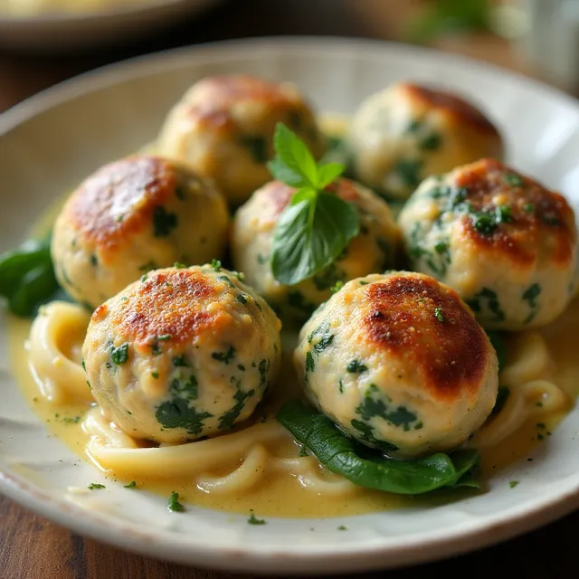 Chicken Florentine Meatballs