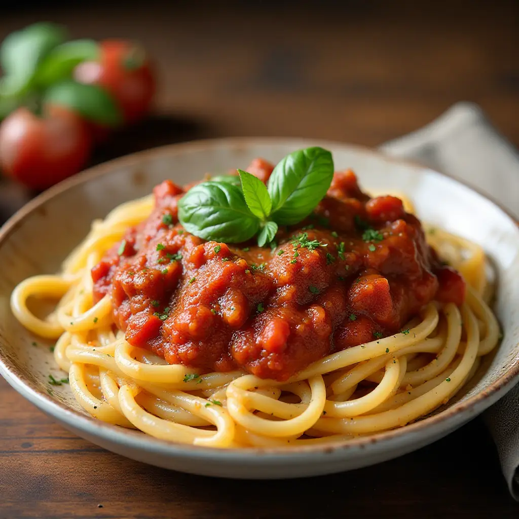 Homemade Spaghetti Sauce with Ground Beef