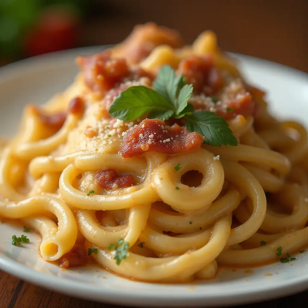 Creamy Bacon Pasta Bake