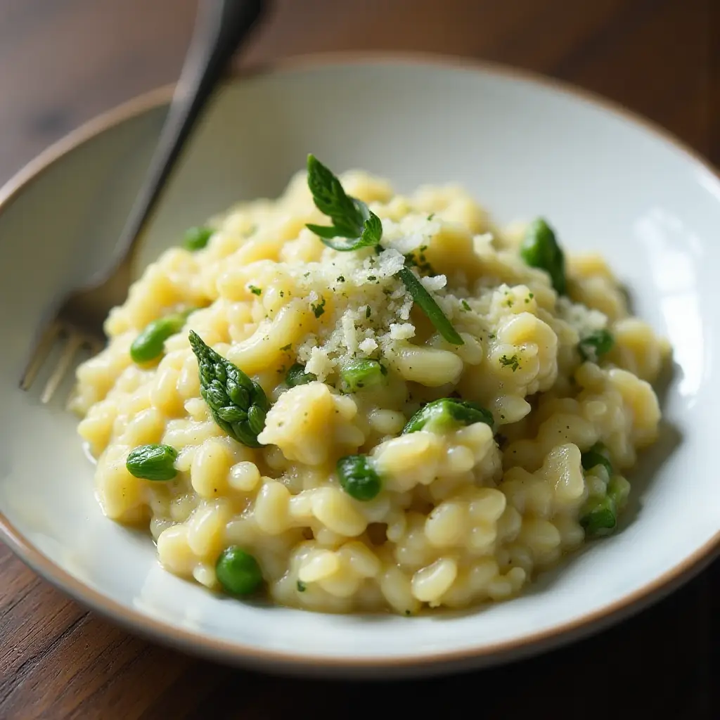 Instant Pot Asparagus Risotto