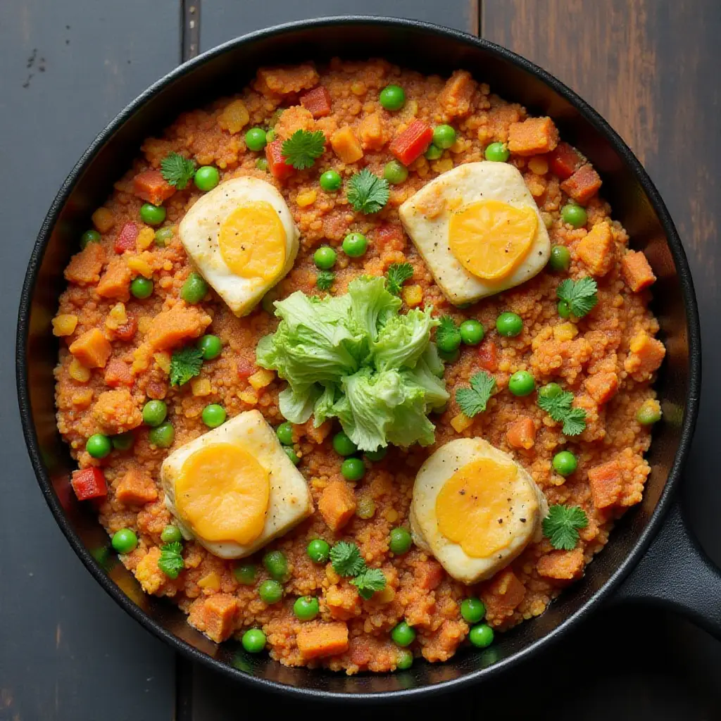 Mexican Paella with Cauliflower Rice