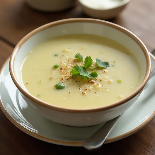 Creamy Potato and Leek Soup