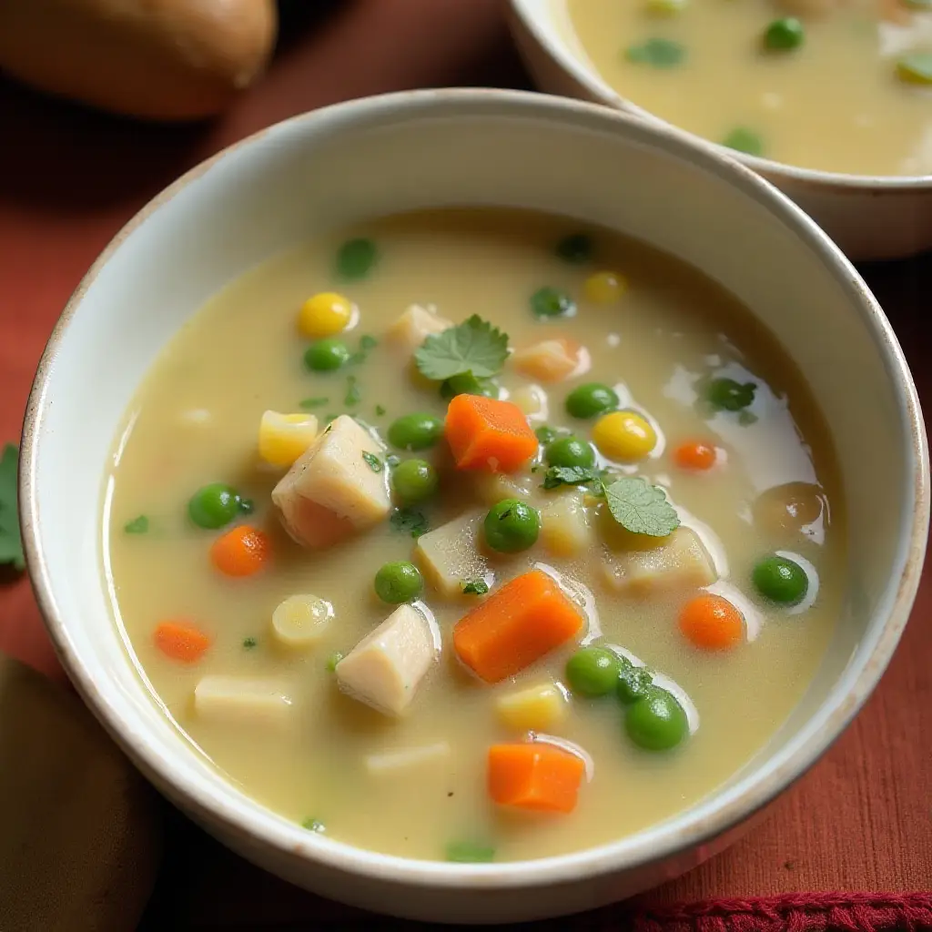Creamy Chicken Vegetable Soup