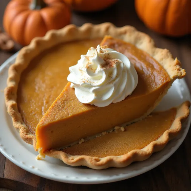 Harvest Walnut Pumpkin Pie