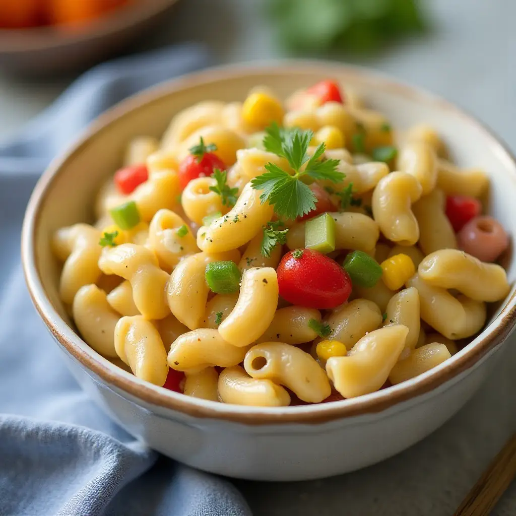 Creamy Vegan Pasta Salad