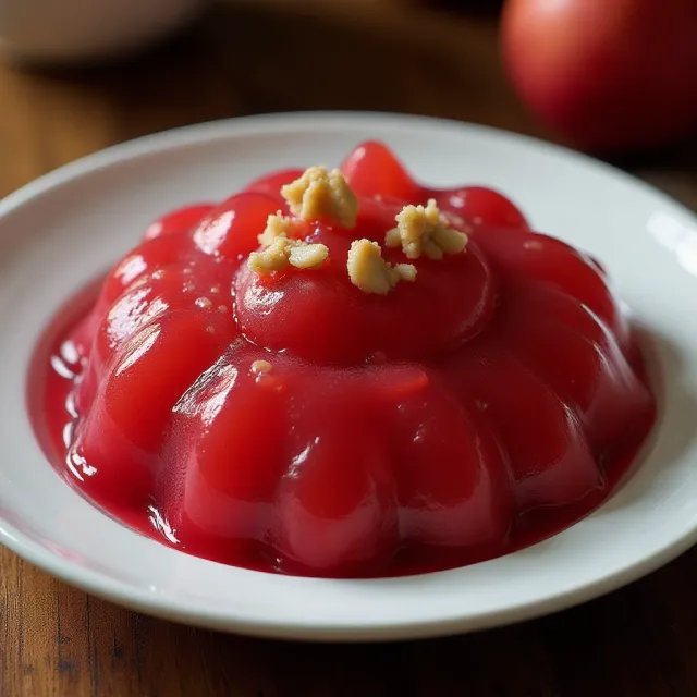 Cranberry Jell-O® Salad with Walnuts