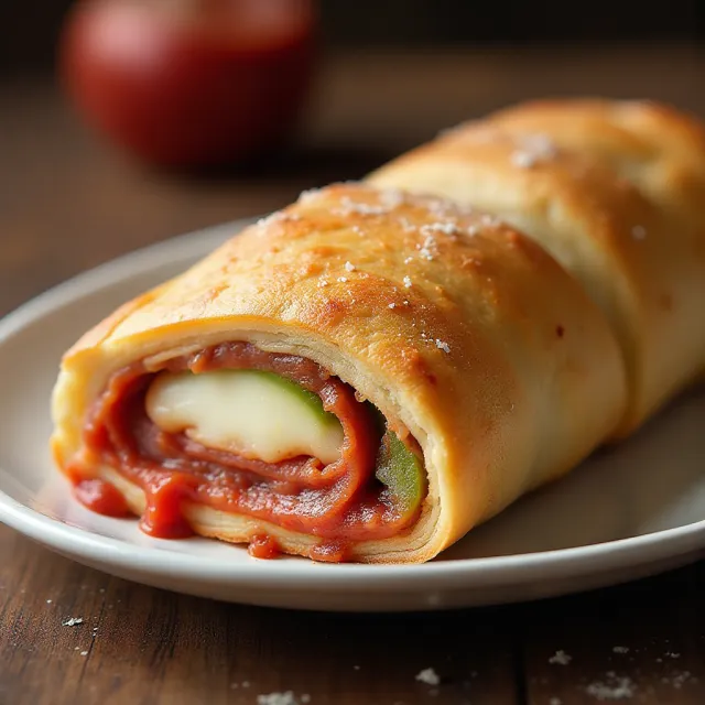Ham and Cheese Stromboli