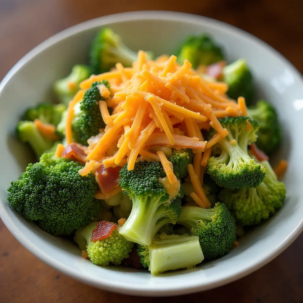 Cold Broccoli Salad without Mayo