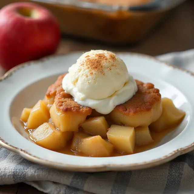Easy Apple Cobbler