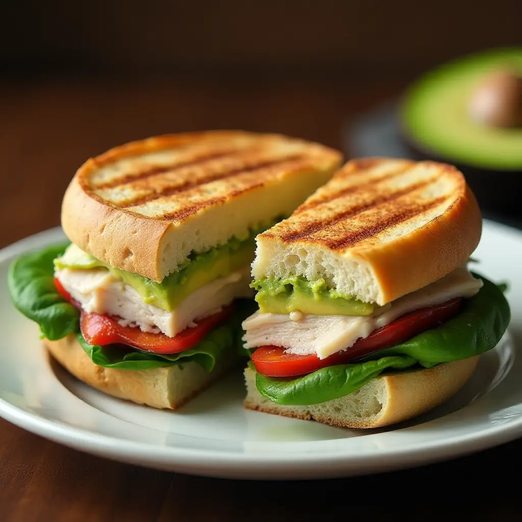 Turkey Avocado Panini