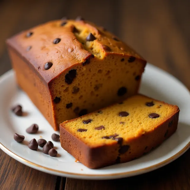 Easy Pumpkin Chocolate Chip Bread