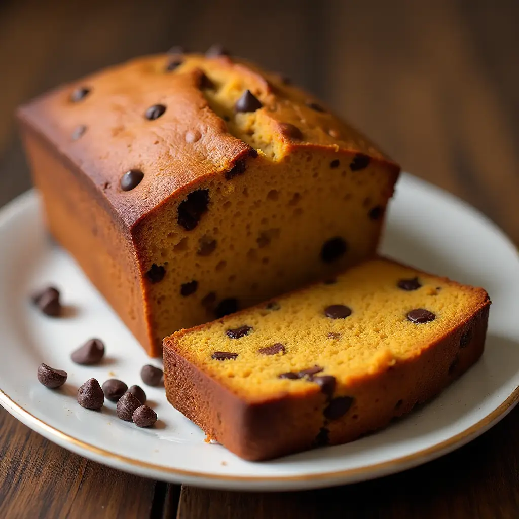 Easy Pumpkin Chocolate Chip Bread