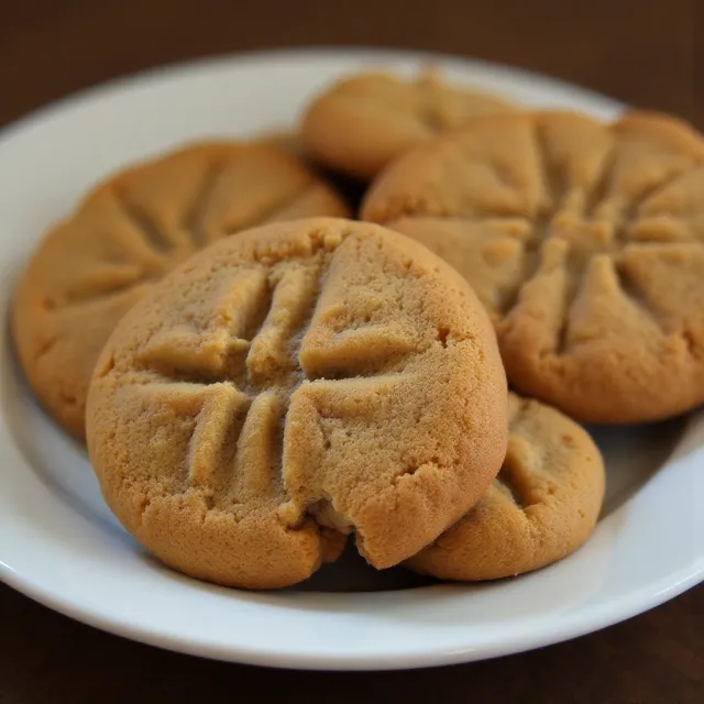 Old Fashioned Peanut Butter Cookies