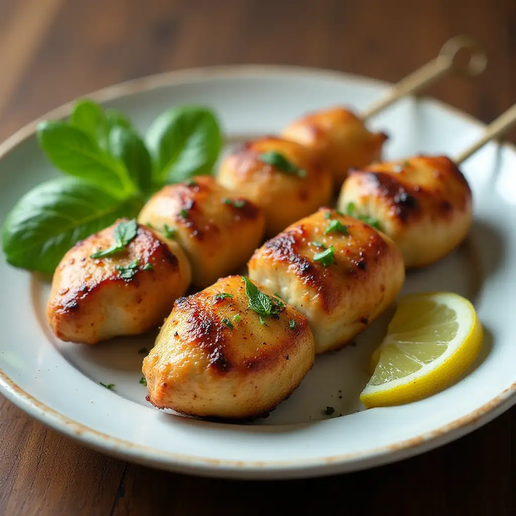 Grilled Chicken Spiedies