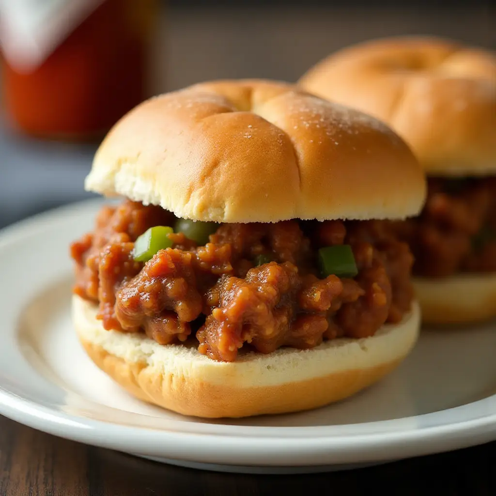 Mini Sloppy Joes with Pulled Pork