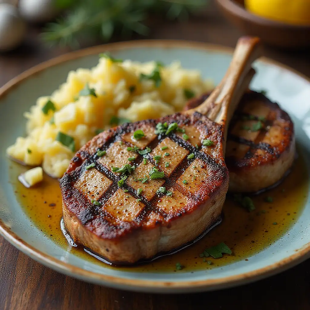Greek-Style Grilled Lamb Chops