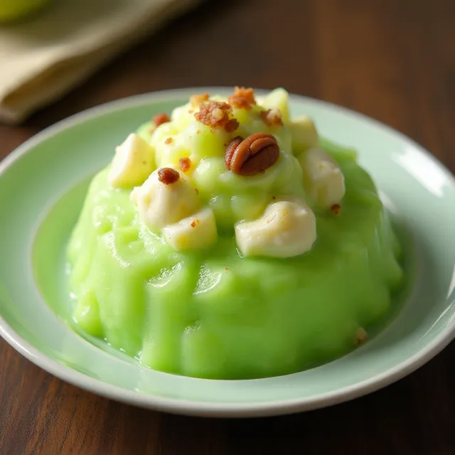 Holiday Green Gelatin Salad
